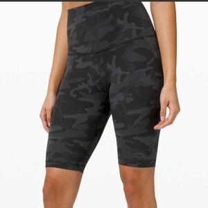 Lululemon Align Super High Rise Short *10" Incognito Camo Multi Grey